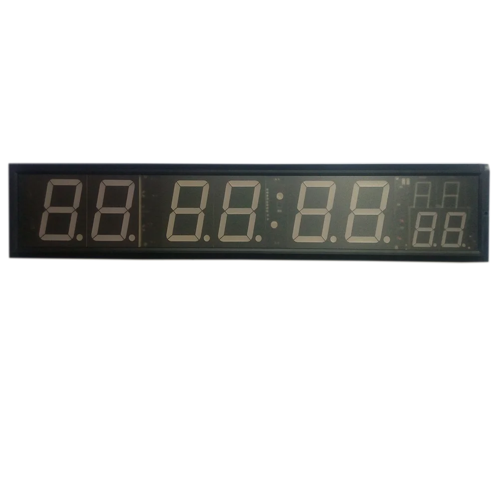 Freight free 4'' 8Digits LED Countdown Clock Workout Timer For Garage Home Gym Crossfit Training EMOM Tabata Fitness Timer