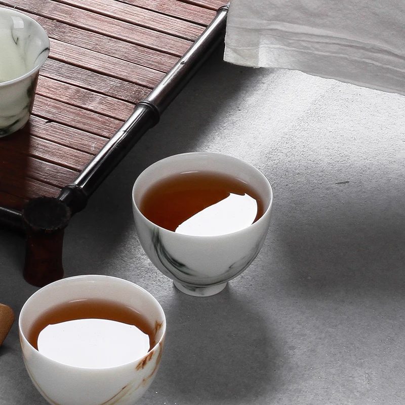 Стаканчик для чая Zen Tea Master Китайская керамика ручная роспись чернила и мытье