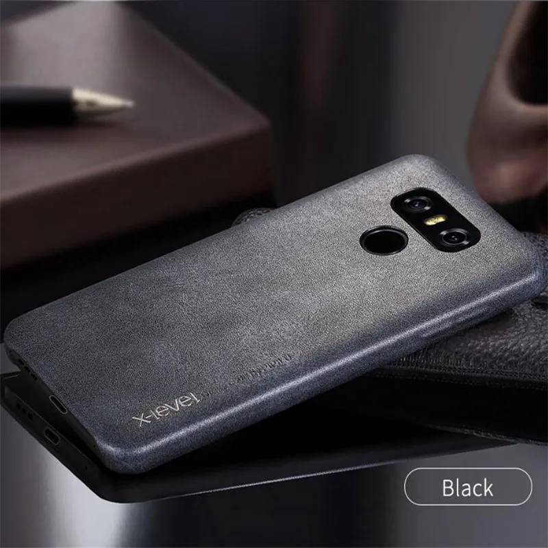 Новый чехол накладка для lg g6 v20 G7 G8 THINQ кожаный s и чехлы люксовый бренд x level