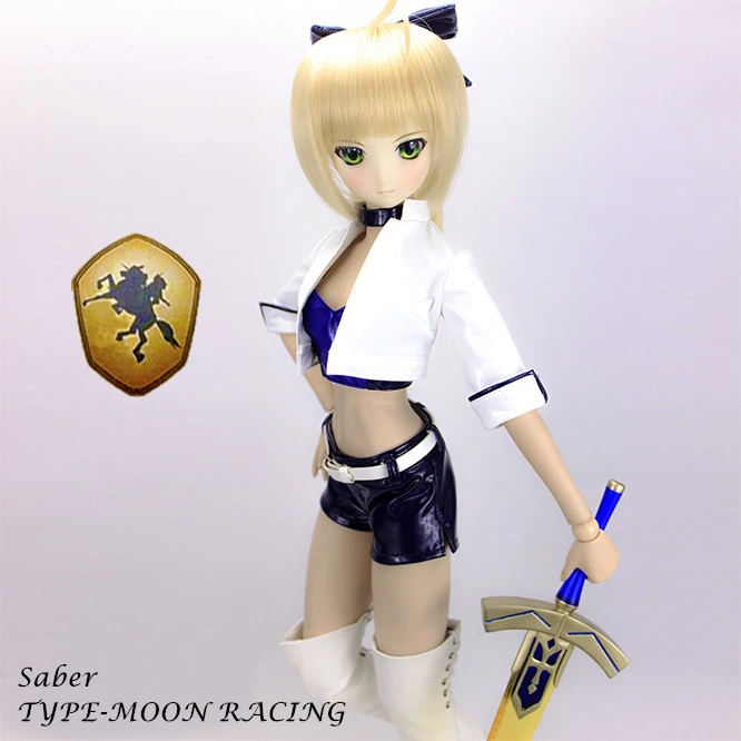 1/3 1/4 тонкий sd bjd кукла ткань Saber гоночный костюм косплей для BJD Кукла