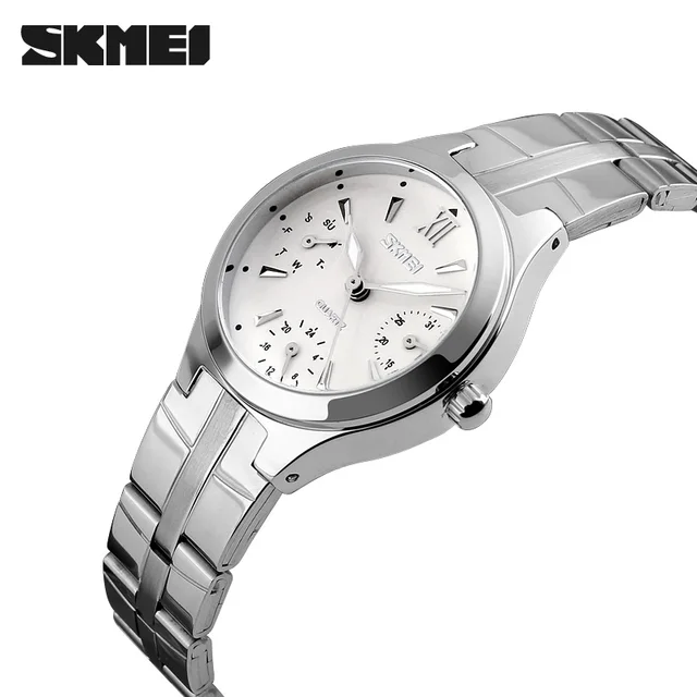 Women Watches SKMEI Women's Stainless Steel 30M Waterproof Quartz Watch Fashion Women Watches SKMEI Women's Stainless Steel 30M Waterproof Quartz Watch Fashion
