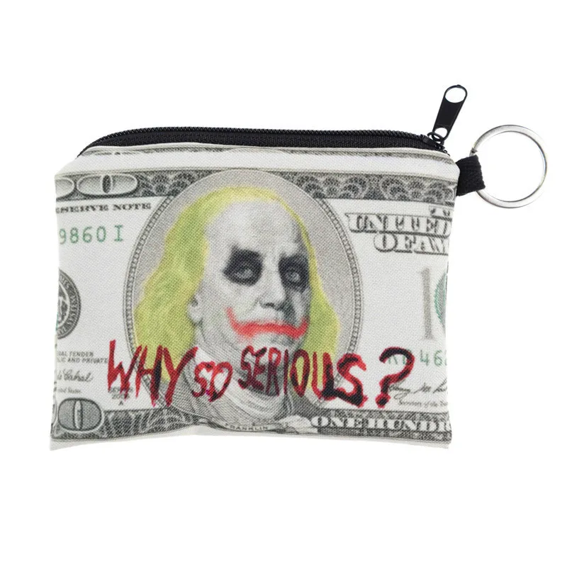 

2018 Mini Funny Short Key Wallet Card Holder Business Organizer Housekeeper Keychain Coin Purses Men Women Pocket Car Keys Bag