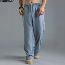 INCERUN Мода лето осень плюс размер хип хоп шаровары мужские повседневные свободные брюки с эластичной талией мешковатые джоггеры брюки 5XL