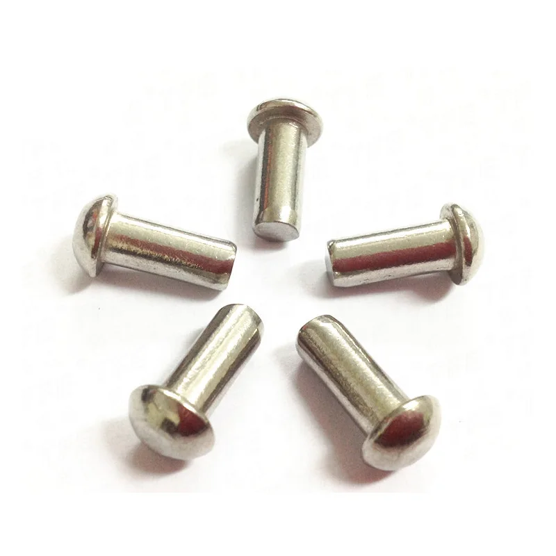 20pcs M4 stainless steel Round head rivets solid rivet 6mm 20mm length