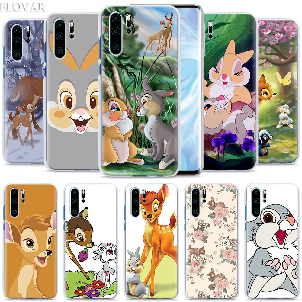 Bambi Thumper чехол для телефона coque для huawei P30 Pro P10 P20 P30 Lite P8 P9 Lite P Smart Plus чехол