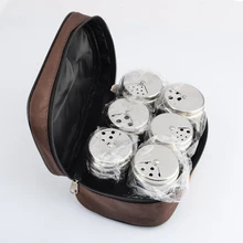 HIPSTEEN 6 шт. из нержавеющей стали солонка специй перец шейкер приправа банки контейнер для бутылок с вращающейся крышкой приготовления барбекю