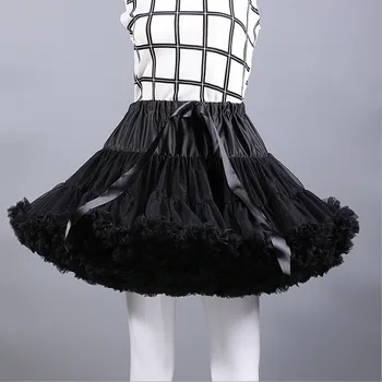 

2019 Hot Sale Ruffles Women Petticoat Underskirt Keen Length Short Tutu Petticoat Tulle Rockabilly Crinoline 300g In Stocks
