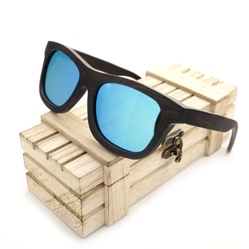 

BOBO BIRD BG005d Brand Design Unisex Handmade Wooden Sunglasses Nature Wooden Spectacle Frame Polarized Lens With Wood Gift Box