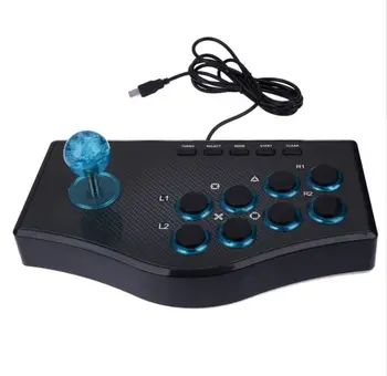 

USB Fighting Stick Arcade Joystick Gamepad Rocker Controller with 4 Axes For PS3/PC For PS/Android communication Protocol
