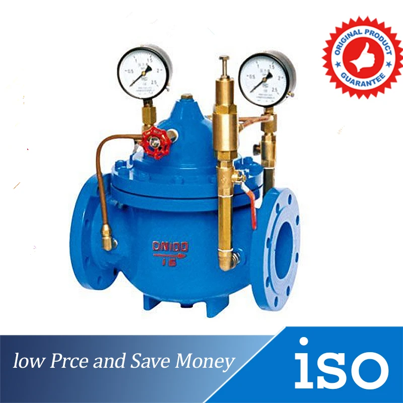 200X Управление клапан DN40 снижение давления воды клапан для подачи воды проекта