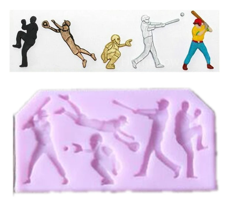 Sports Silicone Cake Mold 6 j