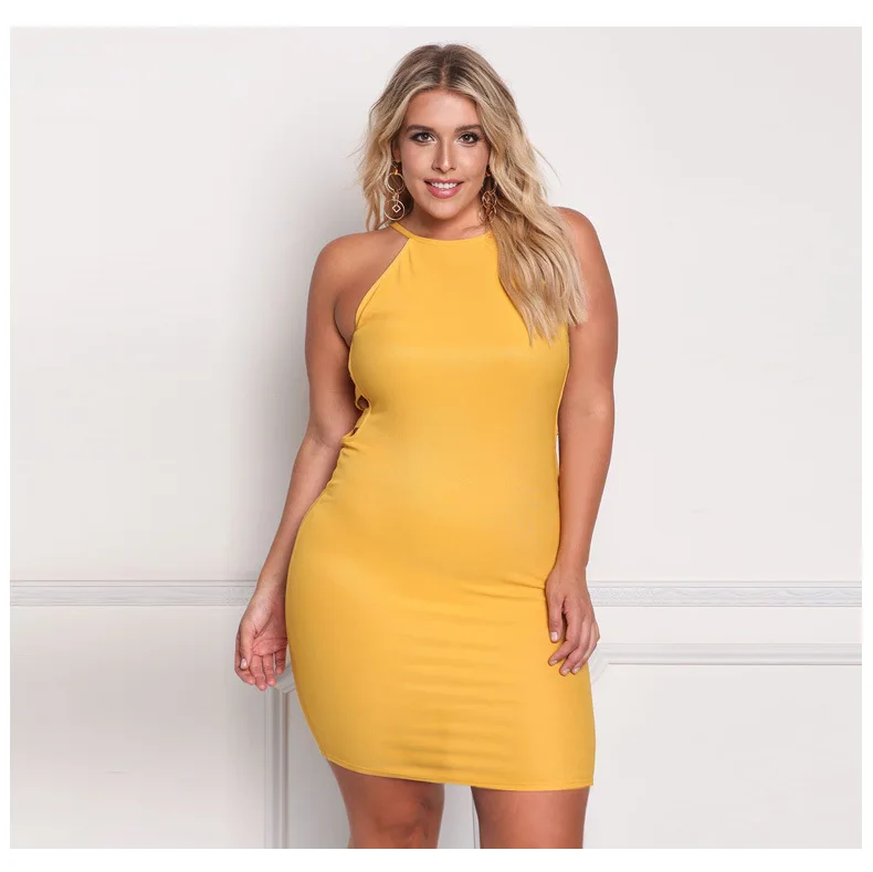 TOTNWANG 2017 Plus Size Hollow Out Pencil Dresses Summer Sexy Off Shoulder Tank Dress Bodycon Slim Dresses For Big Women WT1149