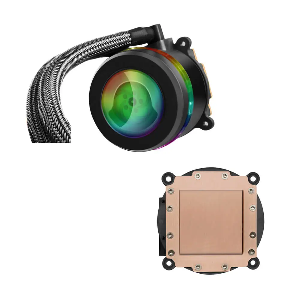 ALSEYE водяное охлаждение кулер для процессора 240 мм RGB PC вентиляторы и насосы