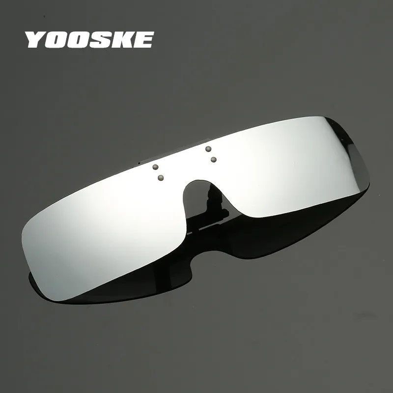 Поляризованные очки YOOSKE для мужчин и женщин солнцезащитные с клипсой ночного