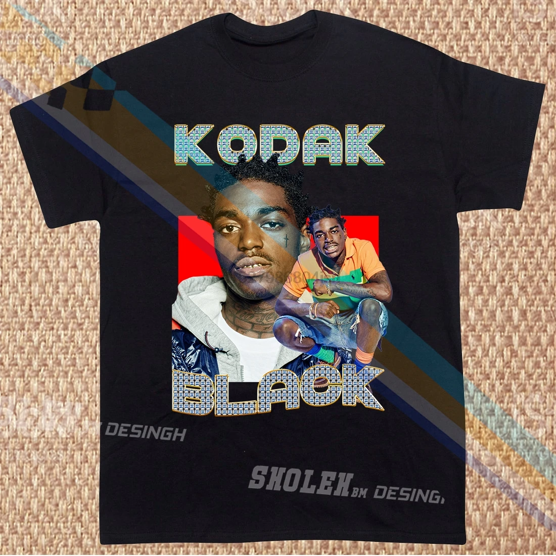 

Inspired Kodak Black T shirt Hip Hop Rap Limited Tour Merch New