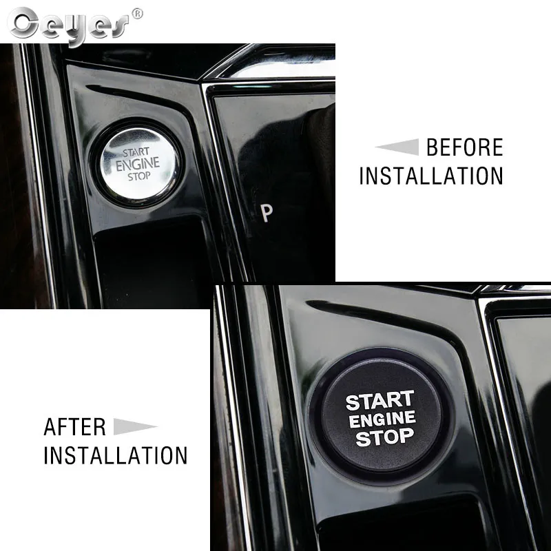 Car Start Engine Button Ring for VOLKSWAGEN (34)