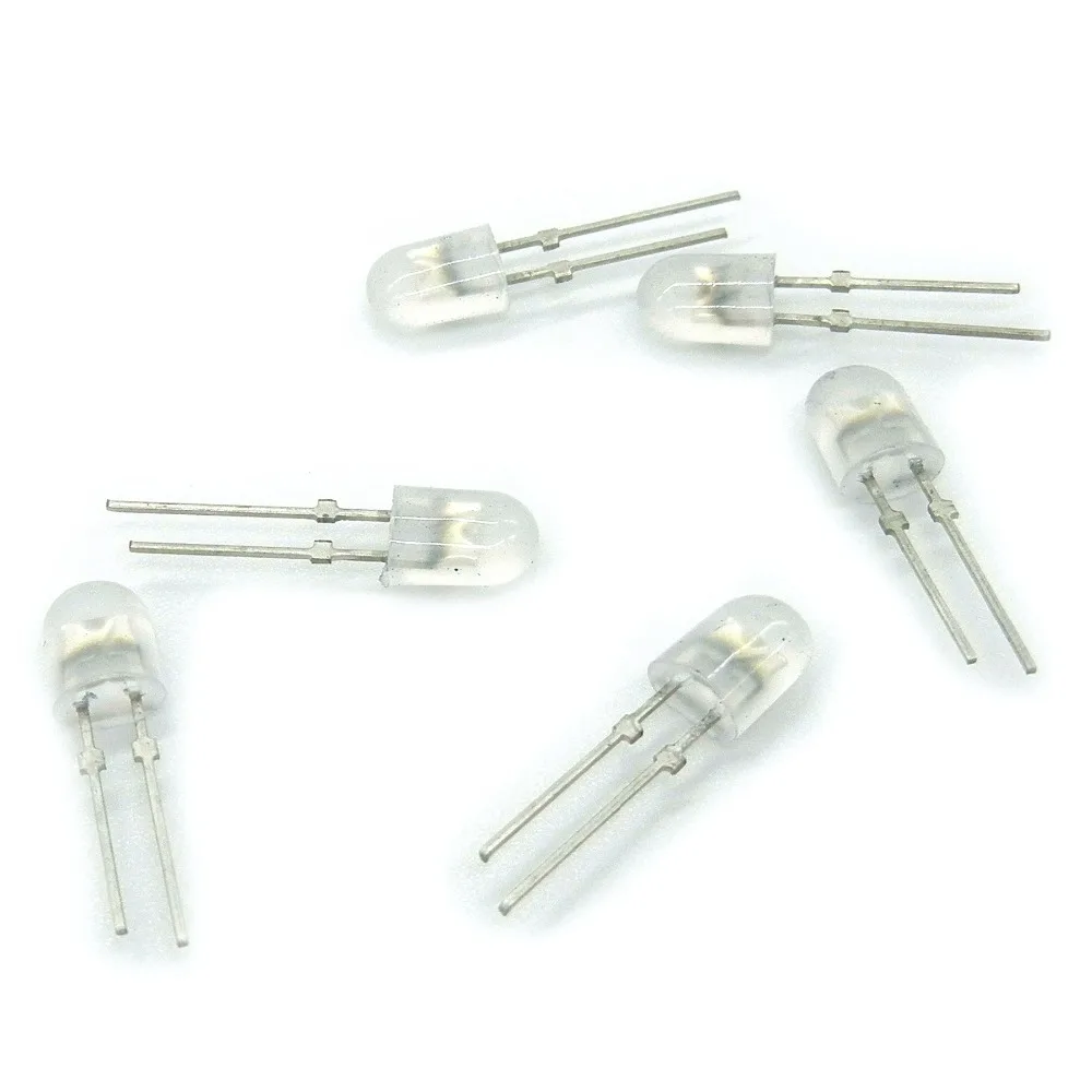 

1000pcs 5mm Free Ship White color DIP 546 Oval led high brightness 4000-6000mcd lamp Diffused for P10 LED module panel