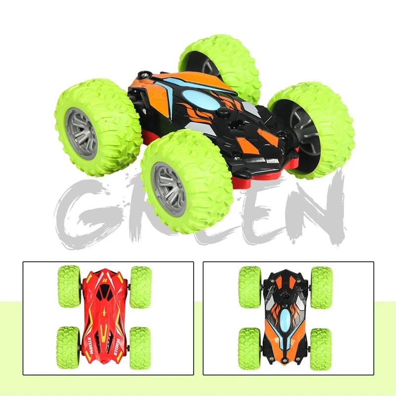 Автомобиль-трюк, детская игрушка, двухсторонний самосвал, внедорожная модель автомобиля, пульт дистанционного управления, перезаряжаемый автомобиль для скалолазания