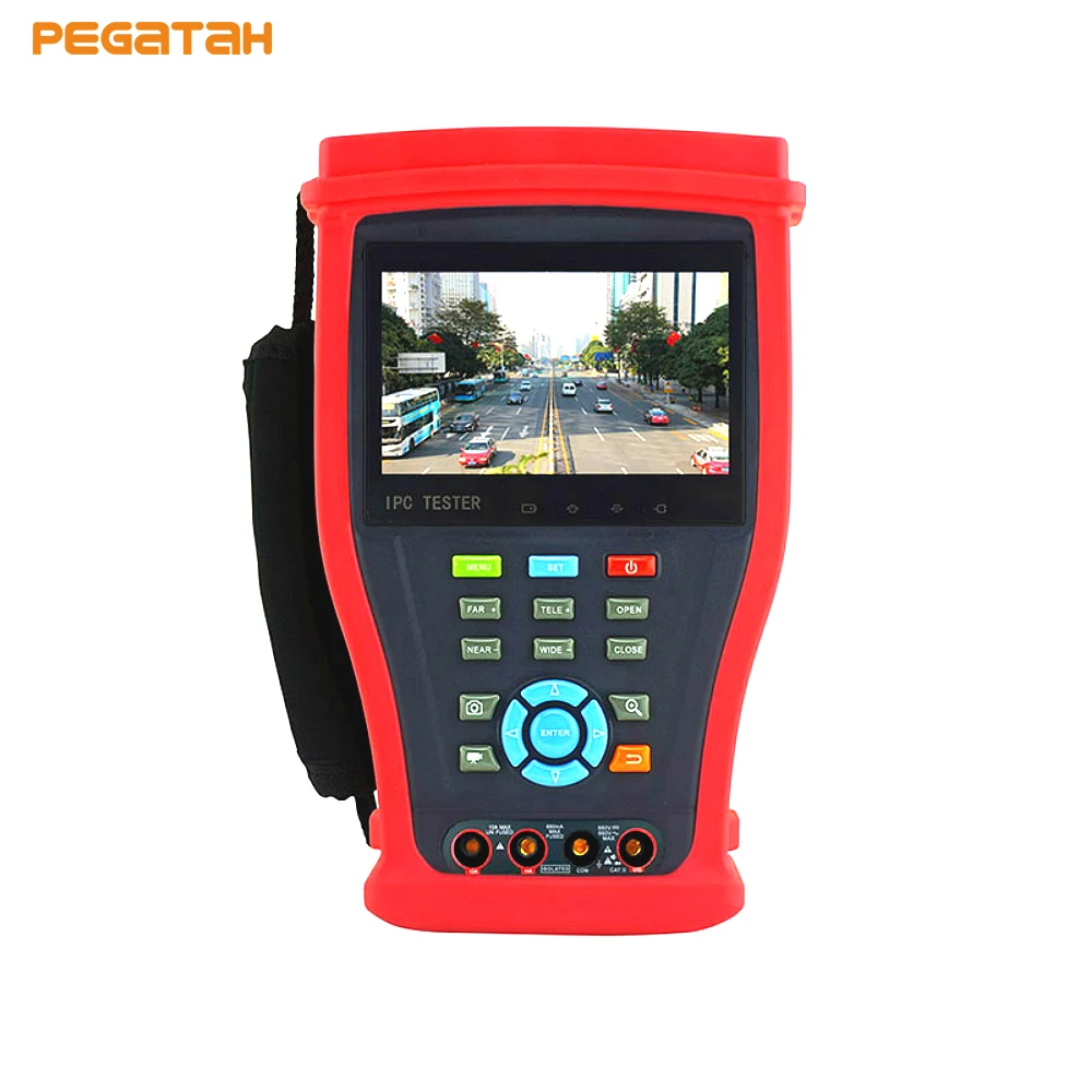

New 4.3" H.265/4K IPC tester AHD Test monitor CVI security tester TVI tester SDI tester with RJ45 TDR Cable Digital Multi-meter