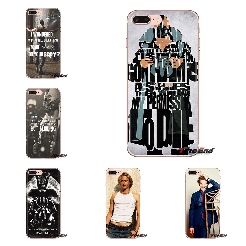 

Bane Dark Knight Rises Heath Ledger Transparent TPU Skin Case For Huawei Mate Honor 4C 5C 5X 6X 7 7A 7C 8 9 10 8C 8X 20 Lite Pro
