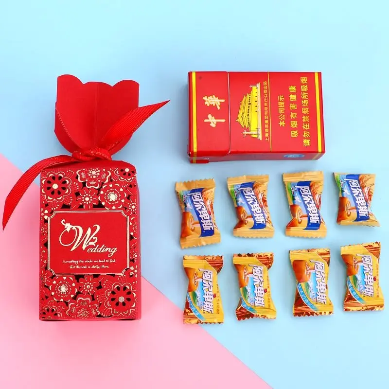 50 шт цветная Ловец снов Свадебная коробочка для сладостей упаковка для шоколада подарочная коробка упаковка свадебные сувениры и подарок для гостей сувениры