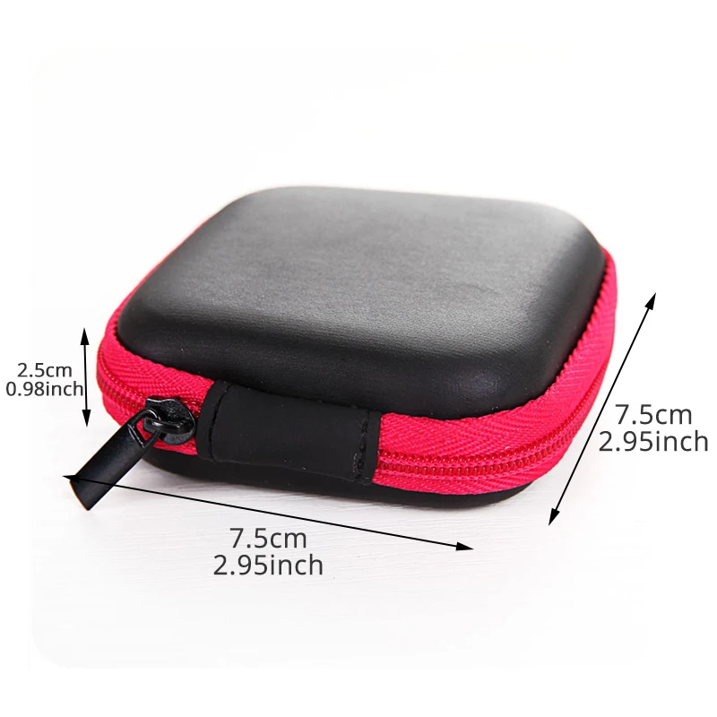 Mini Headphone Zipper Case Portable Mini Hard Storage Case Bag for Earphone Headphone SD TF Cards Travel Accessories Mini Headphone Zipper Case Portable Mini Hard Storage Case Bag for Earphone Headphone SD TF Cards Travel Accessories