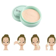 Полупрозрачная прессованная свободная Пудра со спонжем База под макияж лица основа водонепроницаемая отделка кожи CD88