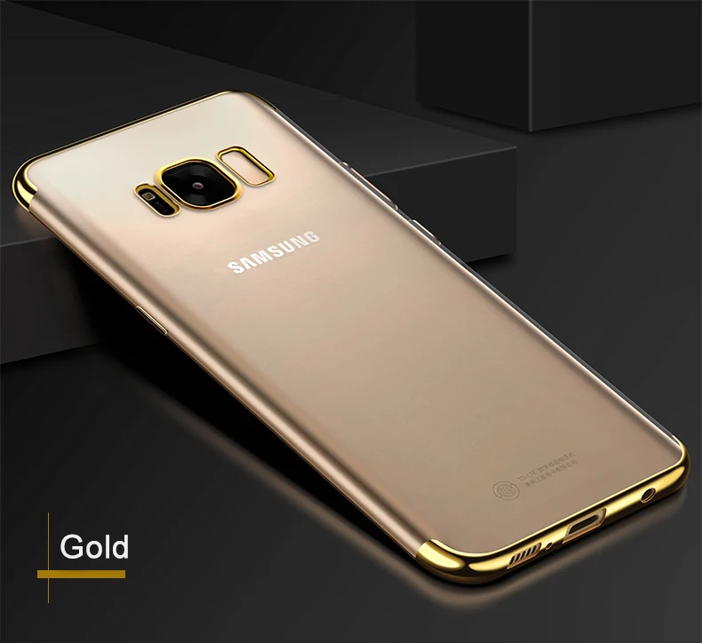 Чехлов из термопластичного полиуретана(TPU чехол для samsung Galaxy A3 A5 A7 J2 J3 J5 J7 Prime Pro A6 A8 плюс J4 J6 J8 чехол для сотового телефона - Цвет: Золотой