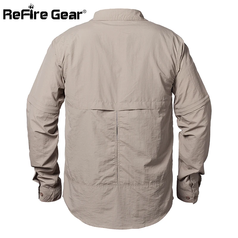 Рубашка ReFire Gear Мужская тактическая быстросохнущая сорочка карго в стиле