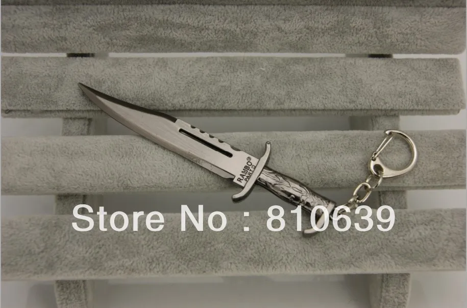 4.3&quot Cross Fire Kinfe Dagger Metal Keychain CF/CS bush-knife Keys Ring Weapon FANS Collection Christmas Gift Rambo Knife | Украшения и