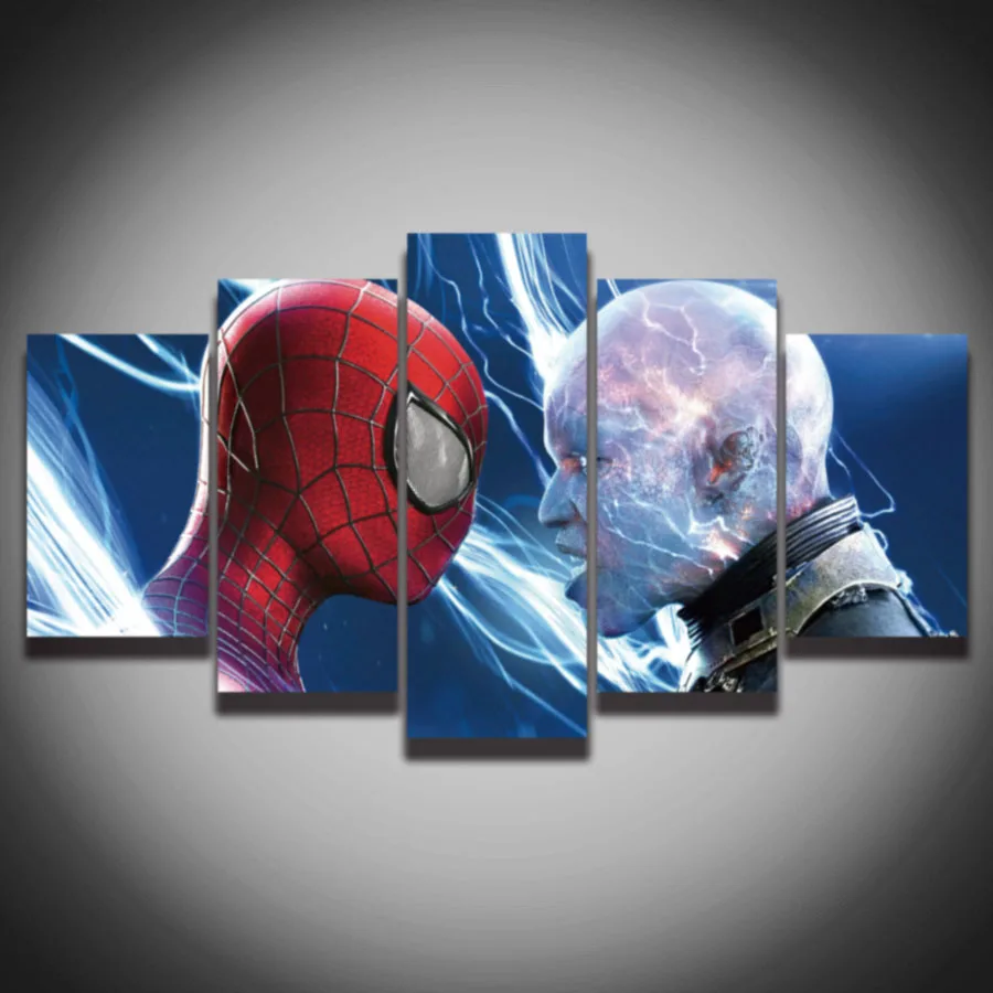 Printed Cool Spiderman Canvas Painting Home Decor For Baby Boy Children's Room Canvas Art Christmas Gift - Painting & Calligraphy - AliExpress