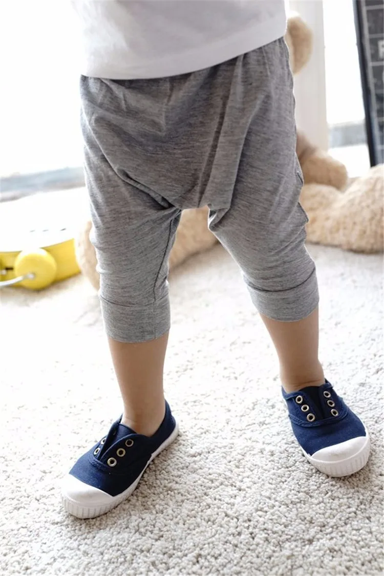 Распродажа летних стильных штанов Хлопковые штаны-шаровары для мальчиков и девочек Штанишки для малышей 1-5 лет Мешковатые штаны