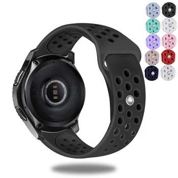 

Essidi Rubber Sports Watch Band Clasp For Samsung Galaxy 46MM SM-R800 Silicone Wristband Strap Band Accessories