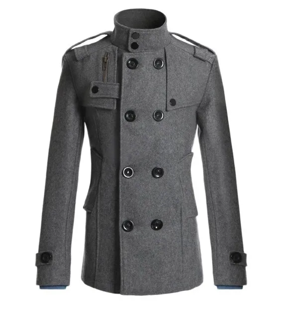MRMT 2020 Brand New Men's Mao Wool Overcoat for Male Long Suit Woolen Windbreaker Men's Coat Outer Wear Clothing