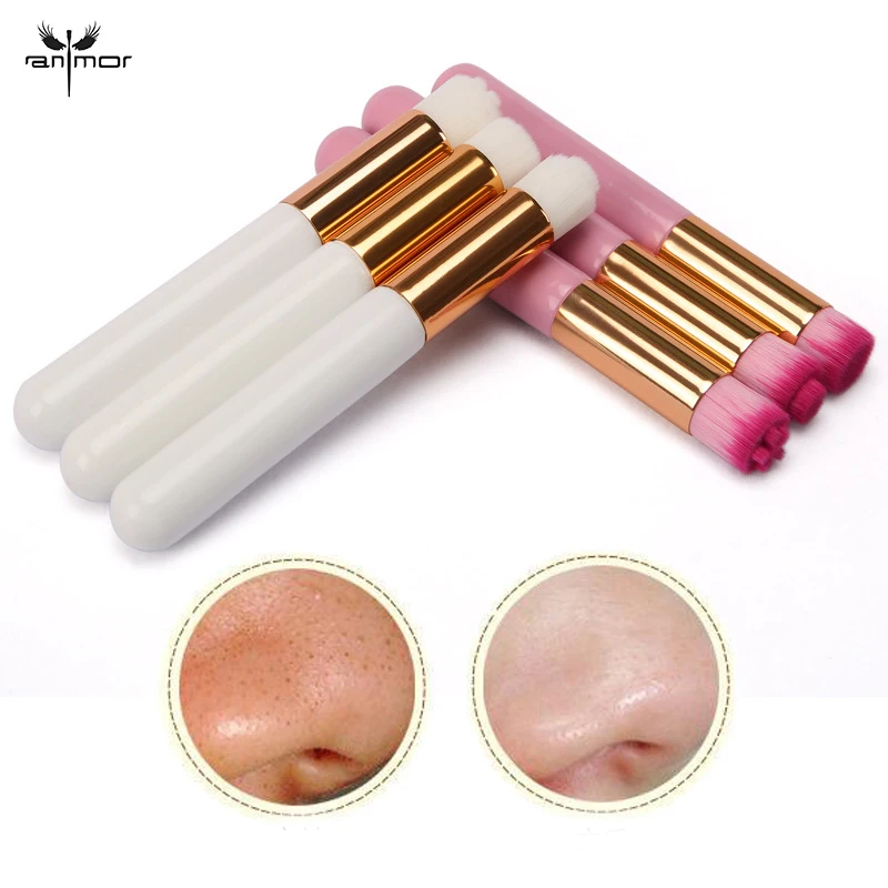 

Anmor Nose Acne Cleaner Makeup Brushes Professional Make Up Brush Foundation Set Concealer Contour Synthetic Hair Cosmetic Tools