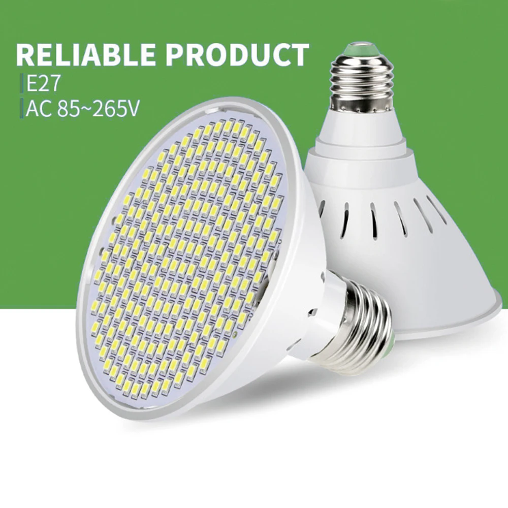 

Led Lamp 220V MR16 GU10 E14 Led Bulb E27 Spotlight Bombillas 48 60 80 Leds 2835 SMD Leds Lampada For Indoor Home Lighting