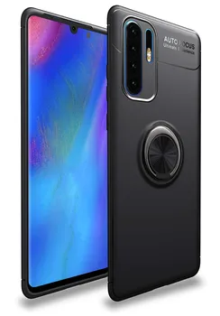 

Stand case Silicone with Ring for Huawei P30 Pro Black