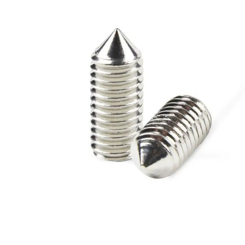 M3 304 Stainless steel Set Screw Cone Point, HEX Socket GRUBset screw