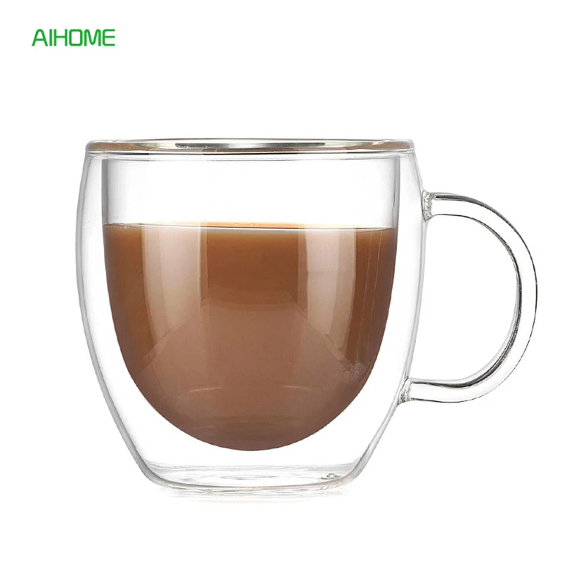 Buy Double Wall High borosilicate Glass Coffee Mug