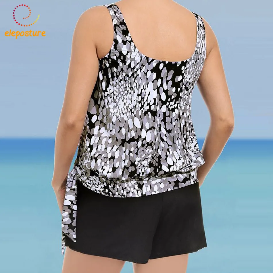 2019 Tankini المايوه المرأة زائد حجم ملابس السباحة عالية مخصر لباس سباحة بحر خمر الرجعية لباس سباحة مايوه دي باين 2019 Tankini المايوه المرأة زائد حجم ملابس السباحة عالية مخصر لباس سباحة بحر خمر الرجعية لباس سباحة مايوه دي باين