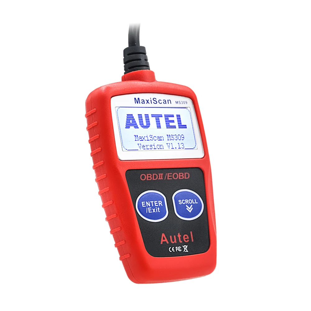 Диагностический сканер MaxiScan MS309 OBD2 OBDII EOBD считыватель кодов автомобиля тестер