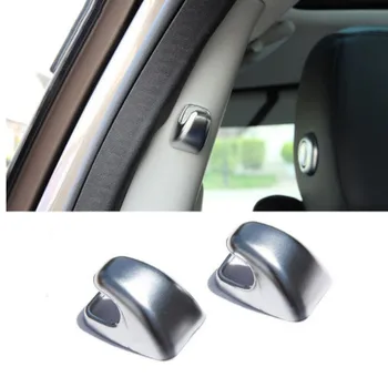 

2Pcs ABS Chrome Car B Pillar Hook Cover Trim 3D Sticker For Land Rover Discovery Sport 2015-2018 Car Accessories
