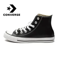 Официальные Converse высокие классические унисекс парусиновые кроссовки для скейтбординга кожаные с высоким вырезом непромокаемые удобные