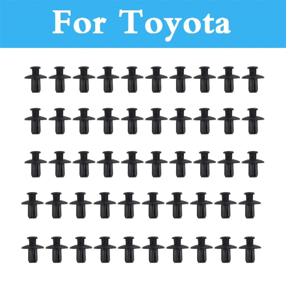 

8mm Car Rivet Fasteners Bumper Mudguard Expansion Clips For Toyota Sprinter Carib Succeed Urban Cruiser Vanguard Sequoia Soarer