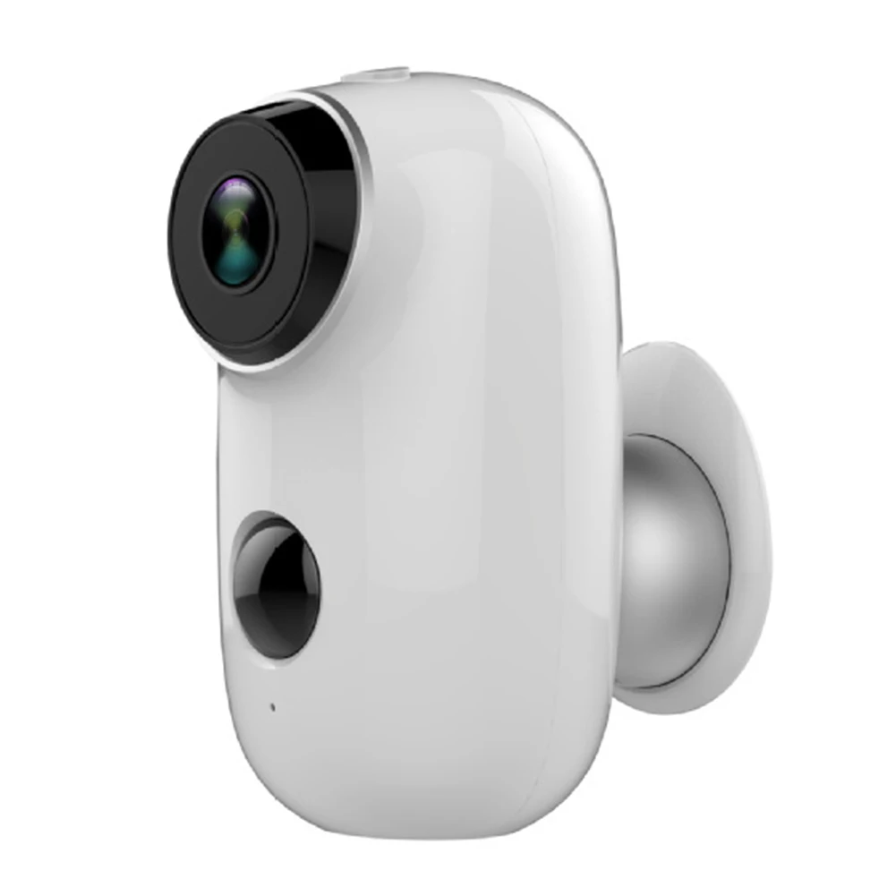 

Wall Mount Low Power Consumption Rechargeable Wireless IR Battery Powered Indoor Motion Detection Security Camera Easy Install