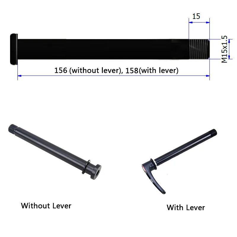 15X110 Передняя через ось шампур для RockShox передняя вилка MTB велосипед сплав MTB оси велосипеда длина 156-158 мм Maxle подключаемый