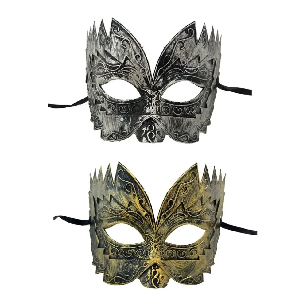 

Men Party Facial Masquerade Mask Plastic Half Face Mask Unversal Costumes Prop Lightweight Masquerade Accessories