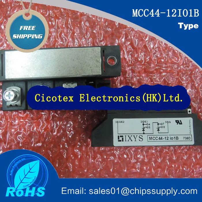 

IC MCC44-12IO1B Discrete Semiconductor Modules 44 Amps 1200V