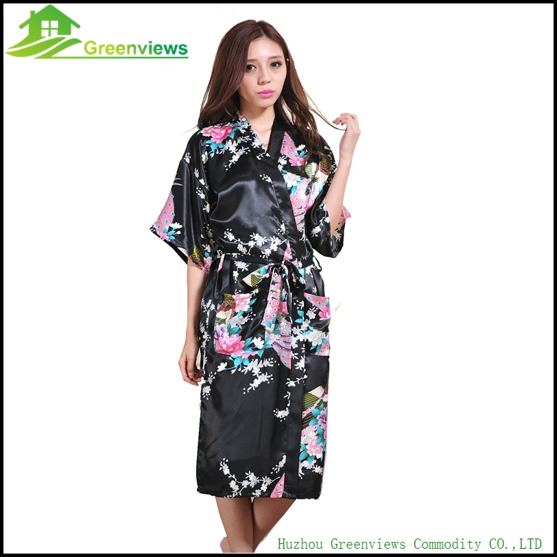 kimono style towelling bathrobe