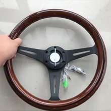 Высокое качество 350 мм 14 дюймов деревянный Phoebe руль гоночный руль три гоночные Phoebe руль